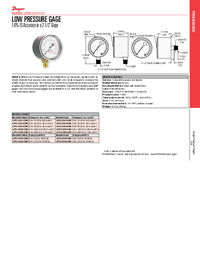 Thumbnail of document Data Sheet - LPG3 Low Pressure Gage